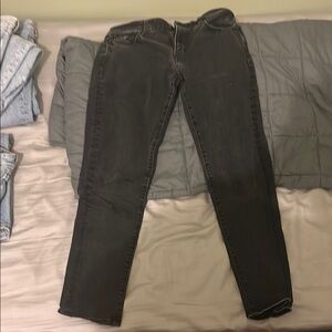 Uniqlo Black Skinny Denim Jeans 30/30